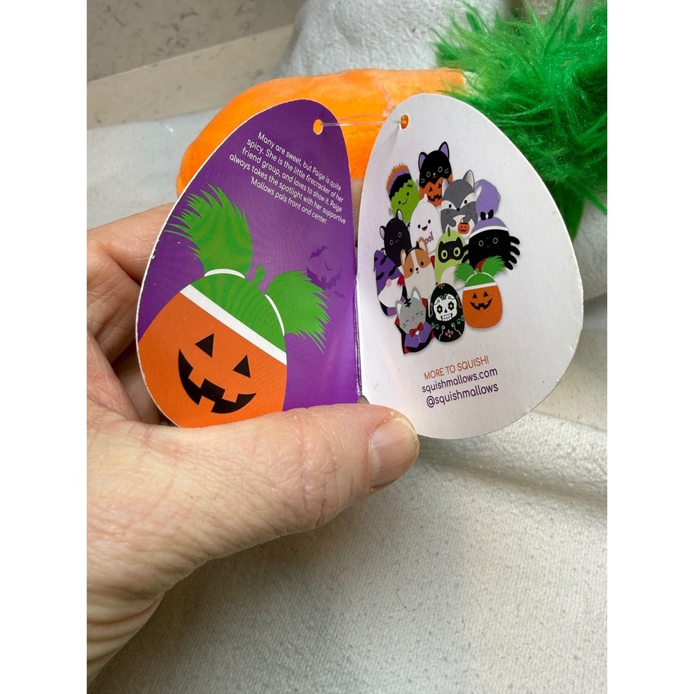 Squishmallows 5 Inch Holiday Bundle Paige Pumpkin and Carol Christmas Tree Plush - Picture 9 of 16